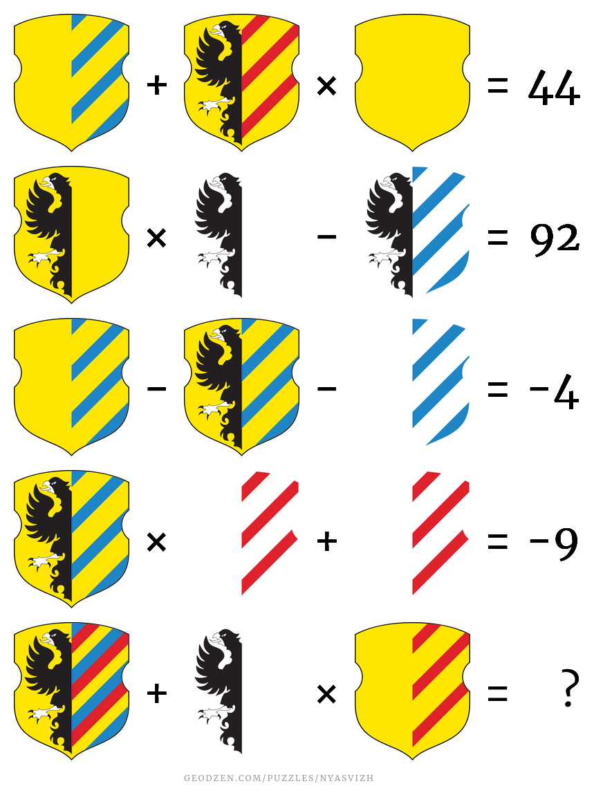 Логическая задача Герб Несвижа